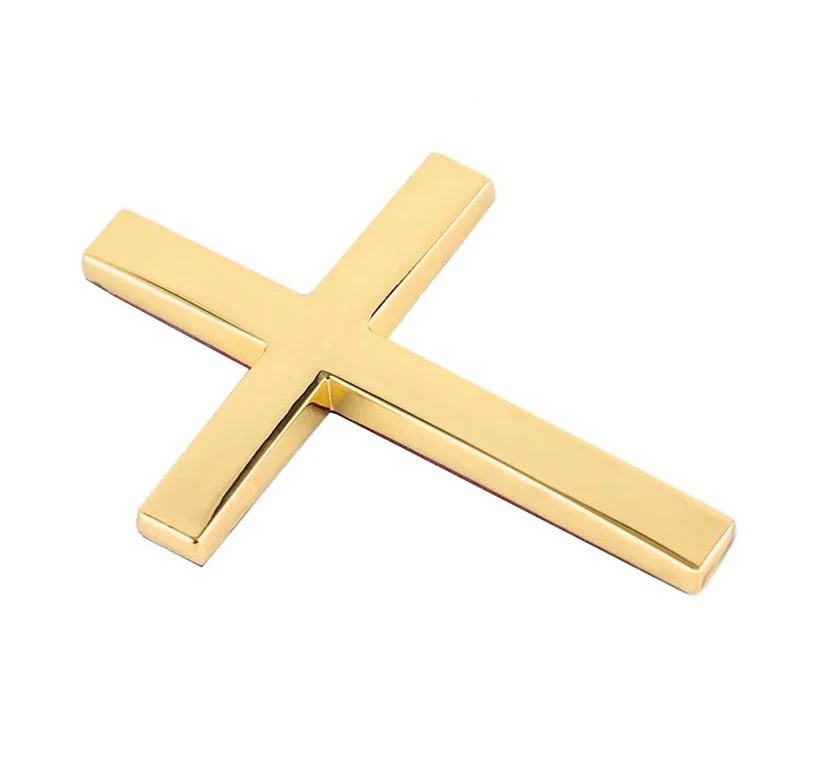 3D Metall Emblem „Kreuz“ – Auto Aufkleber Logo Tuning