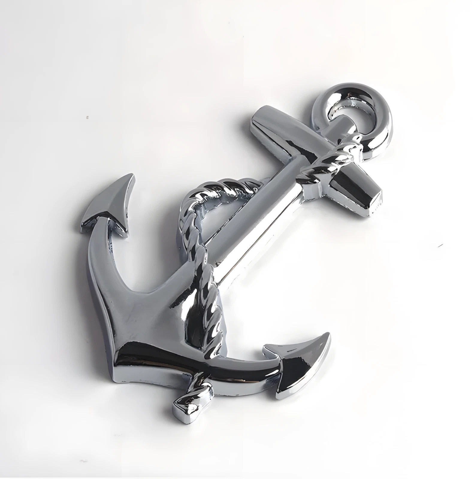3D Metall Emblem „Schiffsanker“ – Auto Aufkleber Logo Tuning