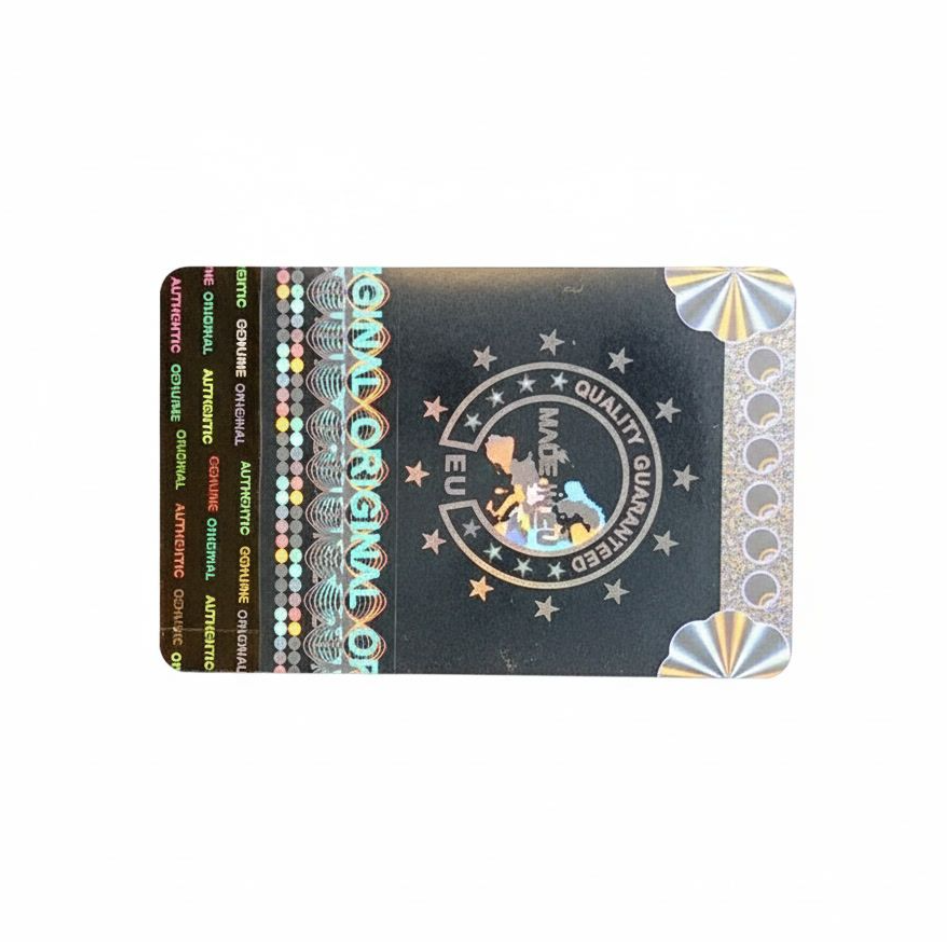 "Made in EU" 3D Hologramm 2-farbig gold/silber