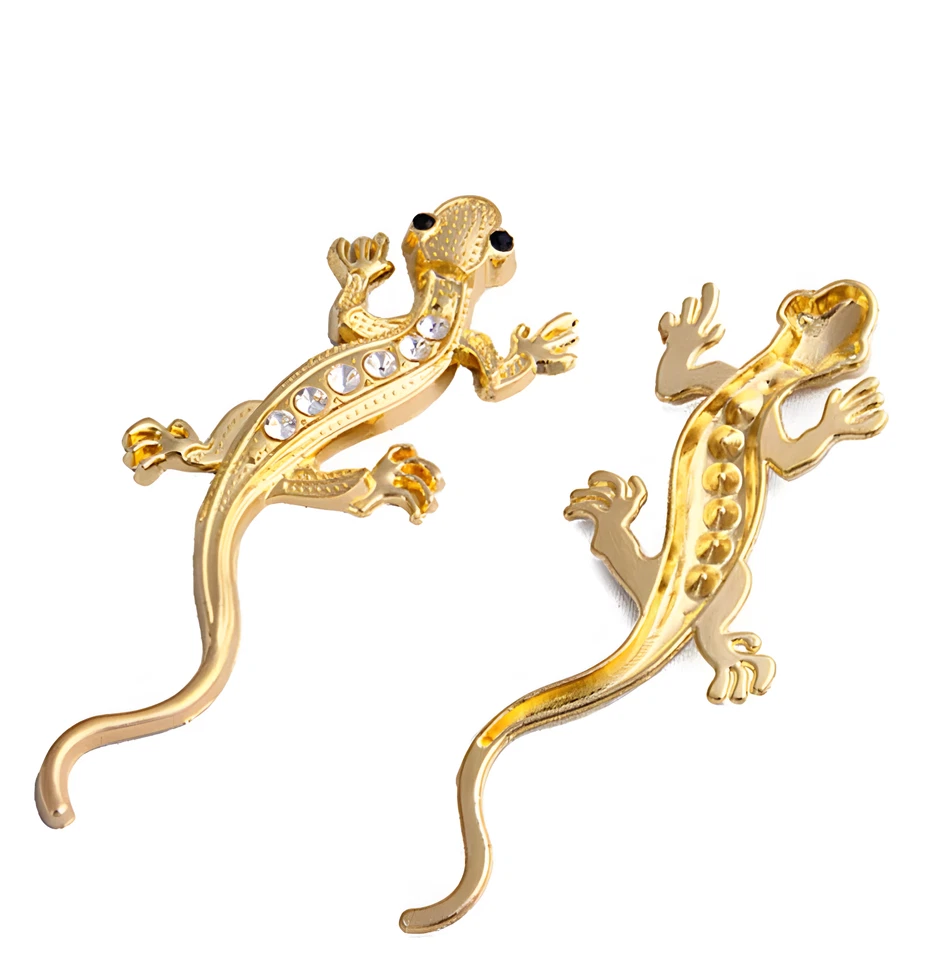 3D Metall Emblem „Gecko Strass“ – Auto Aufkleber Logo Tuning