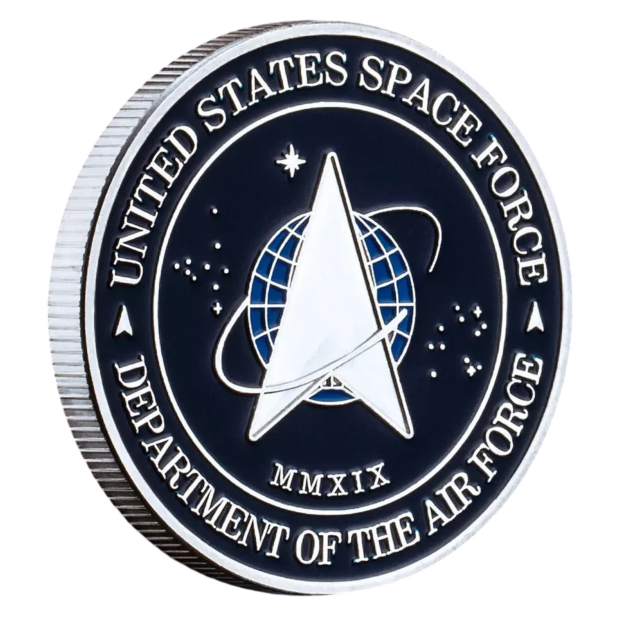 Gedenkmedaille US Space Force & Space Command Challenge Coin