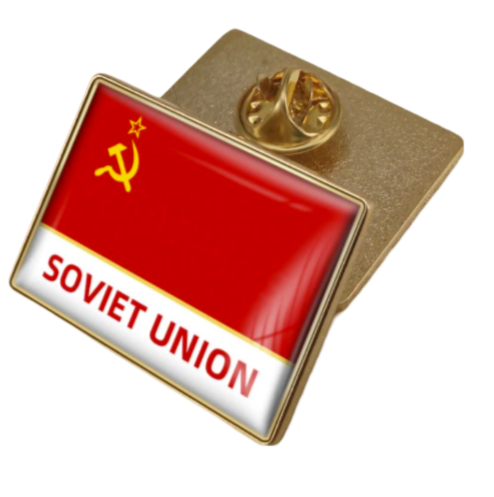UDSSR CCCP Sovjet Union Russia Anstecker Fahne