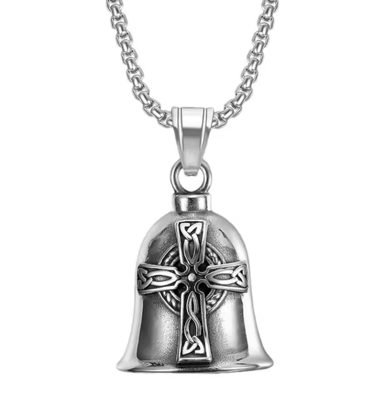 Biker Bell „Keltisches Kreuz“ – Glücksbringer Motorrad Glocke