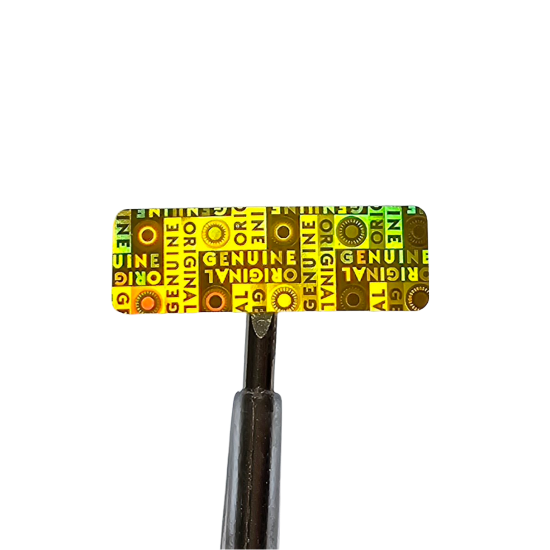 "Genuine" 3D Hologramm Garantiesiegel 10 x 30 mm