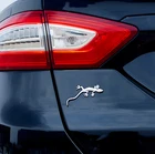 3D Gecko Emblem „Silver Edition“ – Auto Aufkleber Logo Tuning