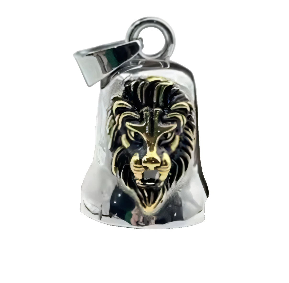 Biker Bell „Golden Lion“ – Glücksbringer Motorrad Glocke