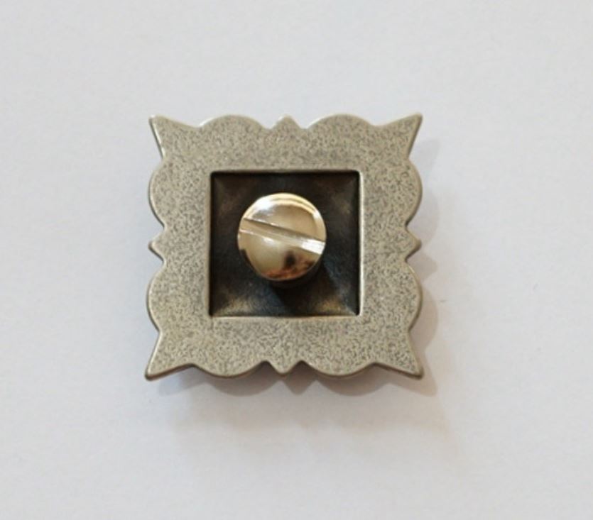 quadratisch 30 mm Western Concho zum Schrauben