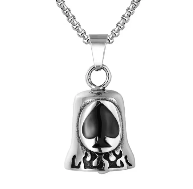 Biker Bell „Ace of Spades“ – Glücksbringer Motorrad Glocke