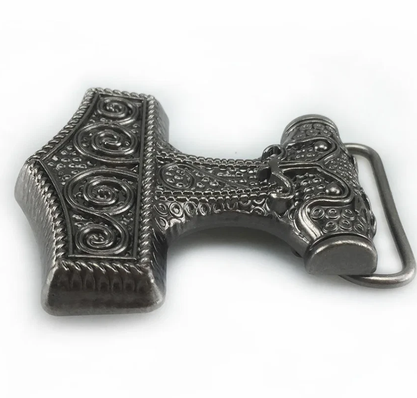 Gürtelschnalle Thor's Hammer für Gürtel bis 4 cm Breite