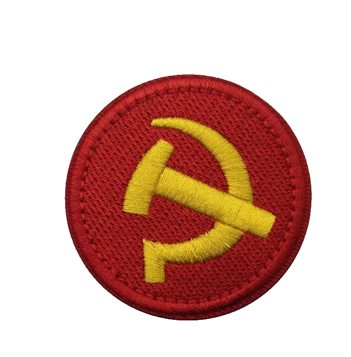 Sowjet Aufnäher Hammer & Sichel – Runder Patch