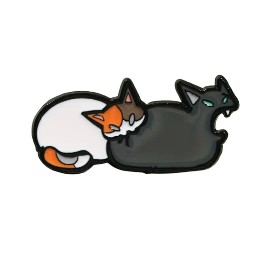 Metall Anstecker „Katzen-Biss“ – Katzen Pin