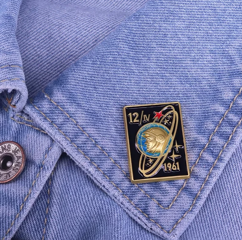 Kosmonauten Anstecker – Juri Gagarin – Raumfahrt 12. April 1961 – Weltraum Pin