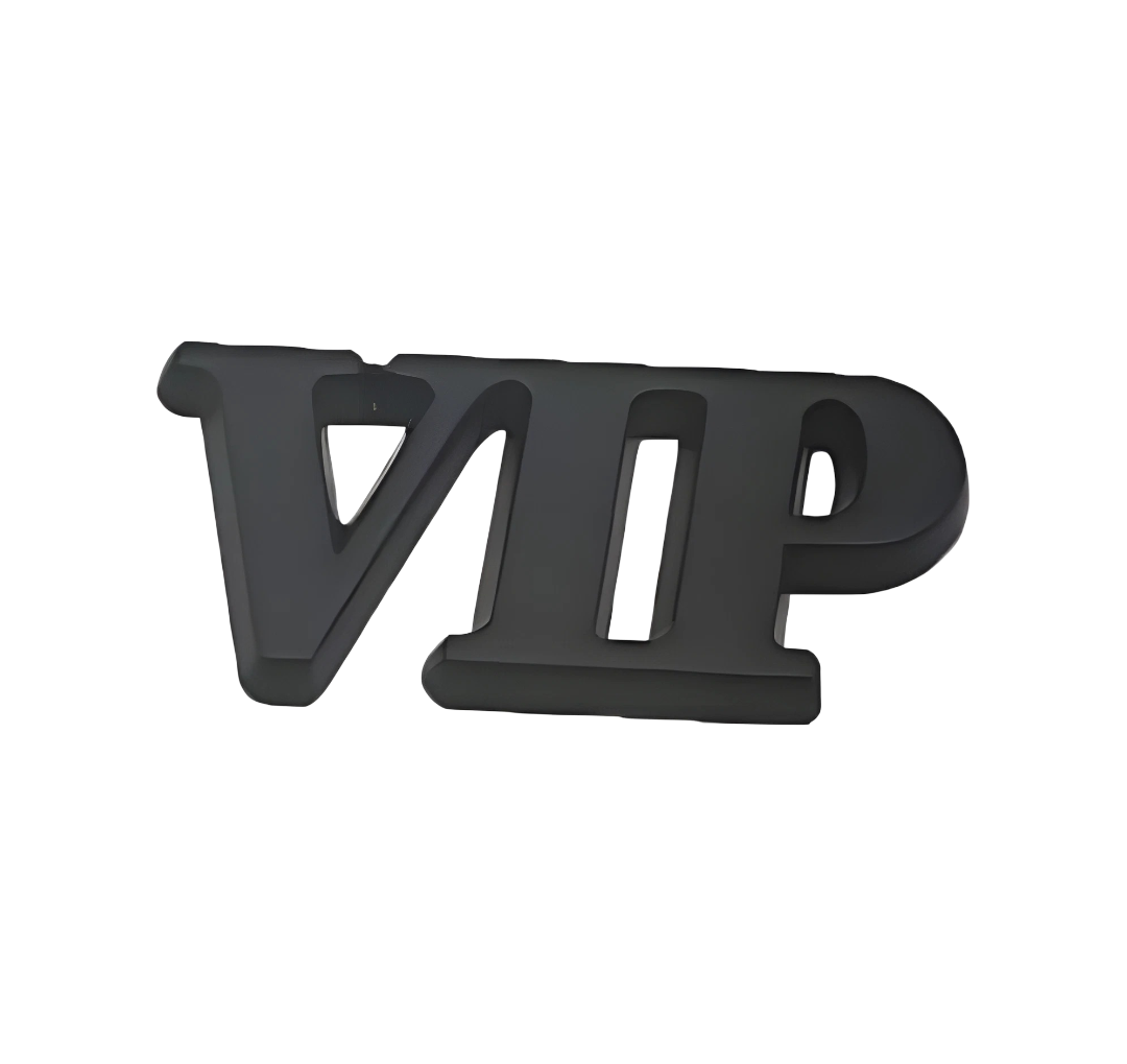 3D Metall-Emblem „VIP“ – Auto Aufkleber Logo Tuning