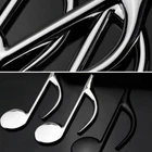3D Metall Emblem „Musiknote“ – Auto Aufkleber Logo Tuning