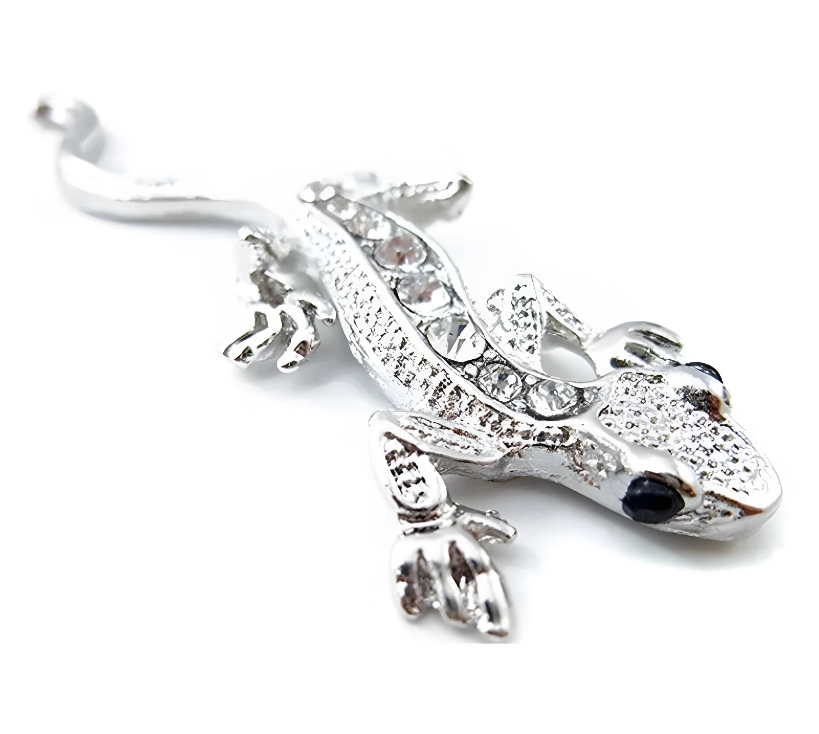 3D Metall Emblem „Gecko Strass“ – Auto Aufkleber Logo Tuning