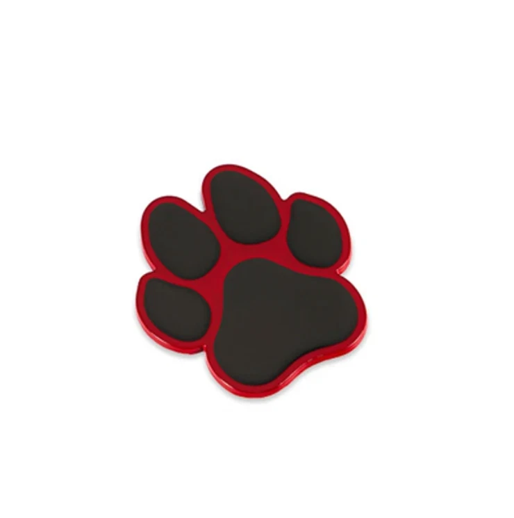 3D Metall Emblem „Tierpfote Crimson-Edition“ – Auto Aufkleber Logo Tuning