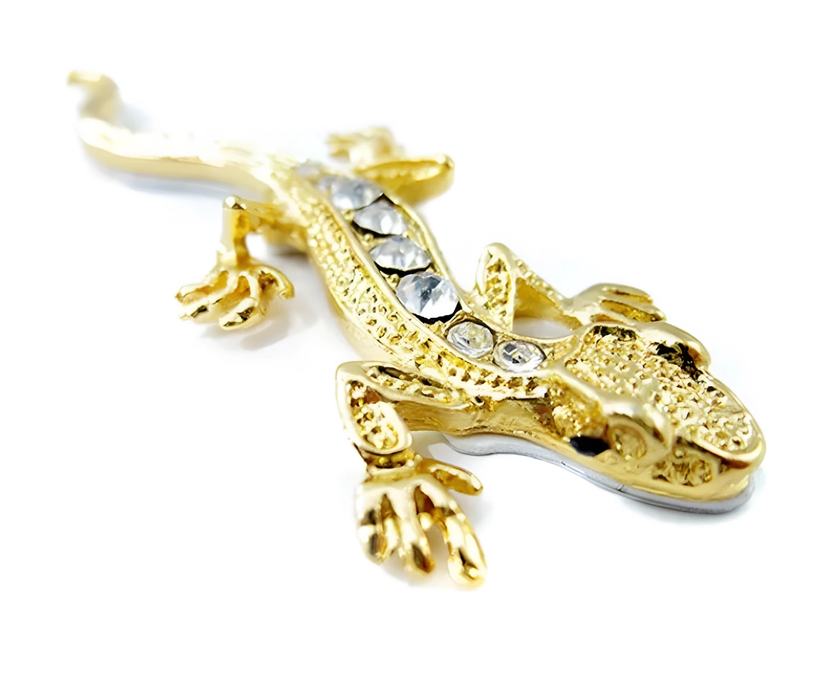 3D Metall Emblem „Gecko Strass“ – Auto Aufkleber Logo Tuning