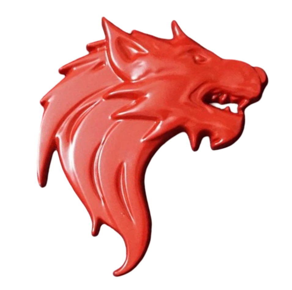 3D Metall Emblem „Wolfskopf“ – Auto Badge Logo Tuning