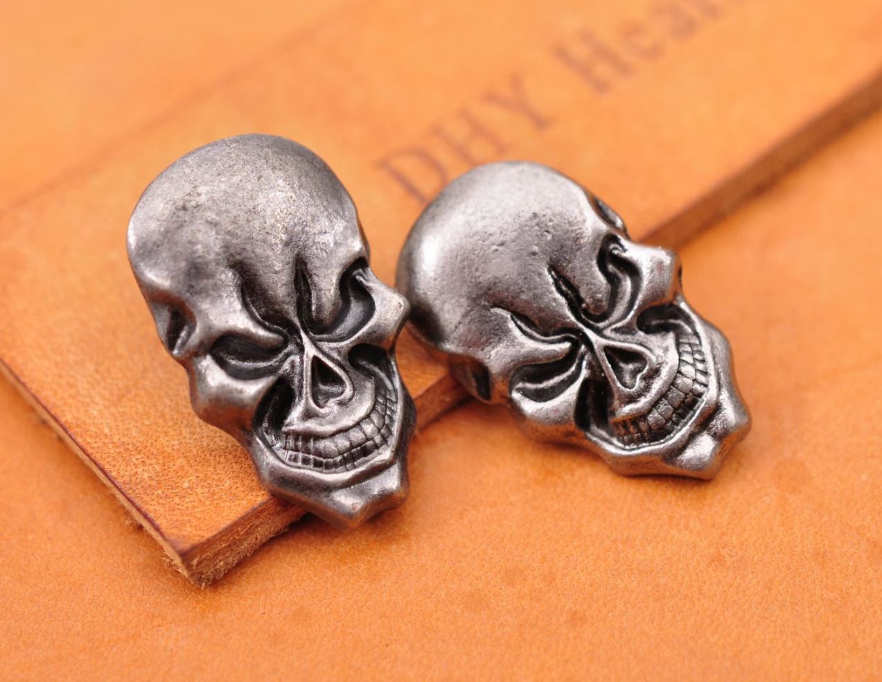 Skull Ziernieten 17 x 28 mm Biker