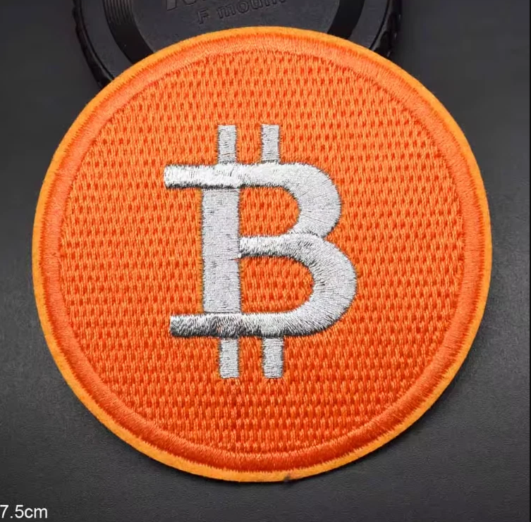 Bitcoin Bügelbild – Hochwertiger Krypto-Patch für Ihre Textilien