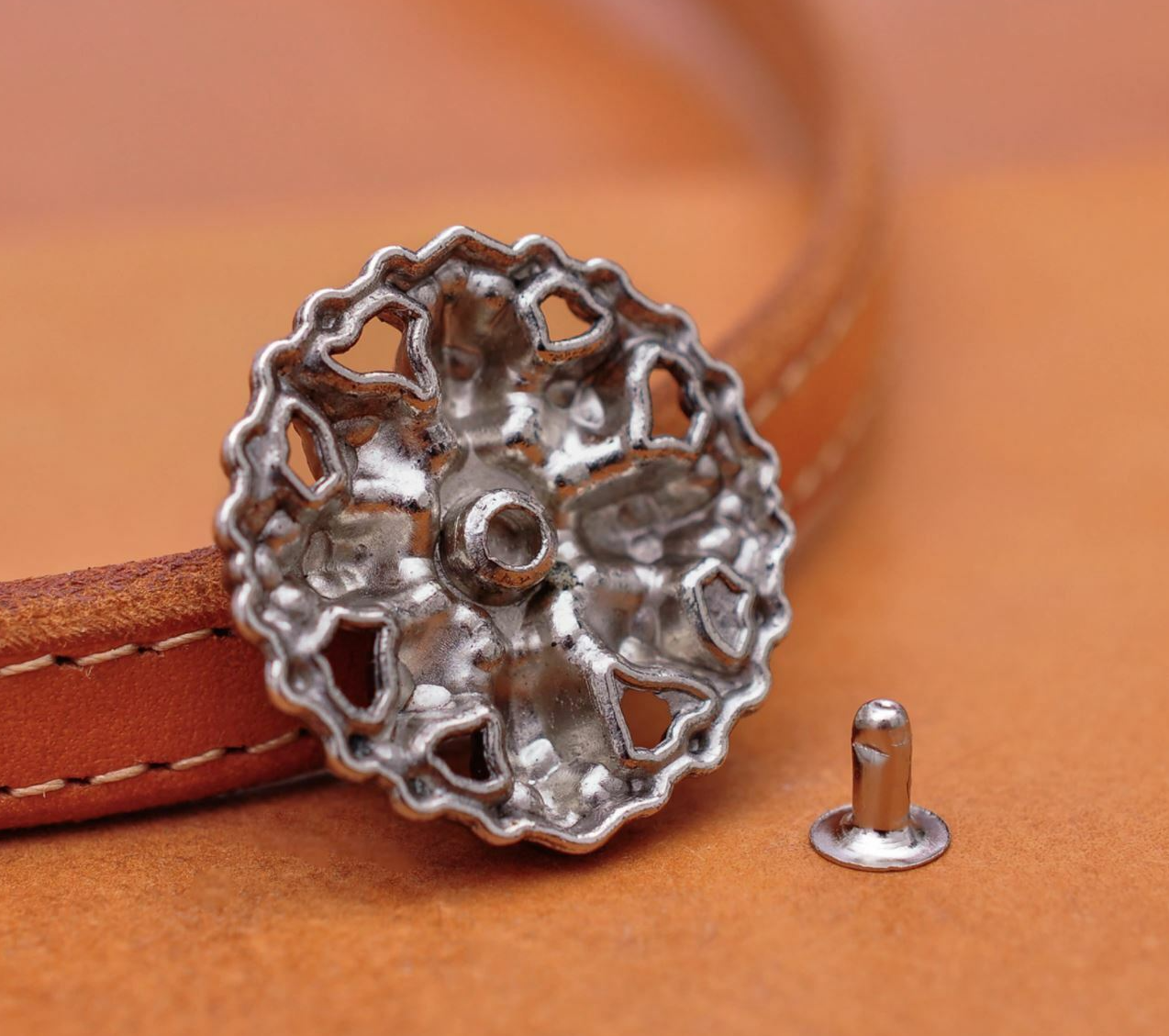 Western Concho Skull Concha Nieten Ziernieten Pferde Biker Rocker 28 mm
