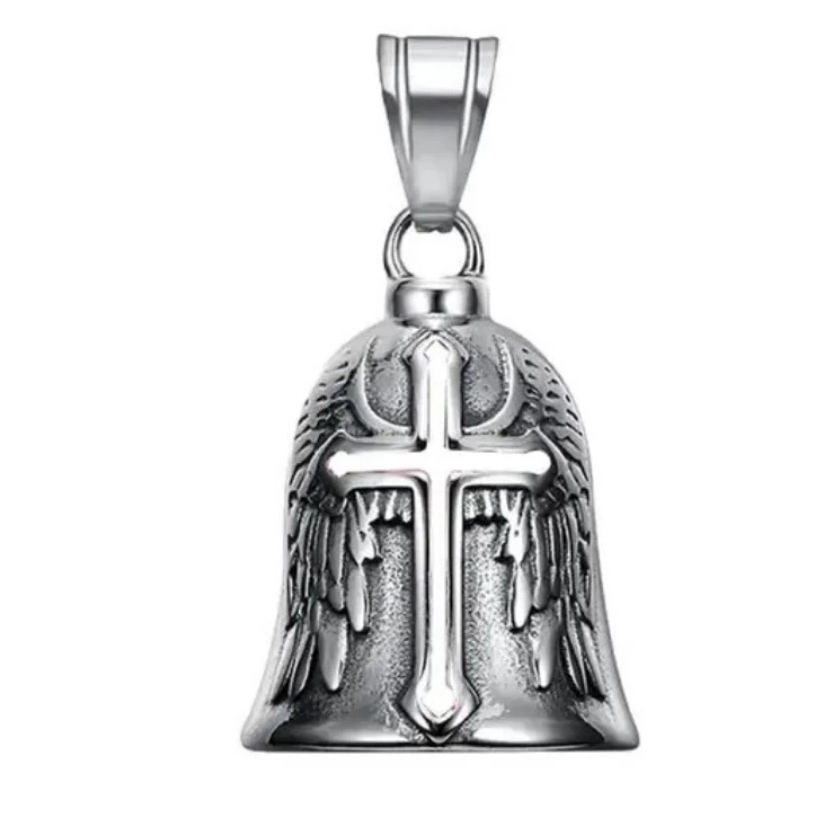 Biker Bell „Faith & Protection“ – Glücksbringer Motorrad Glocke