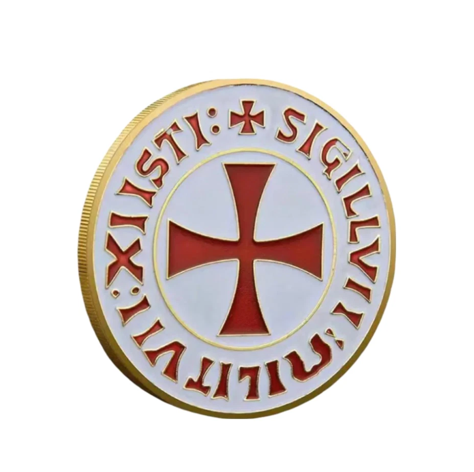 Gedenkmedaille „Knights Templar“ – Templar Kreuzritter Medaille