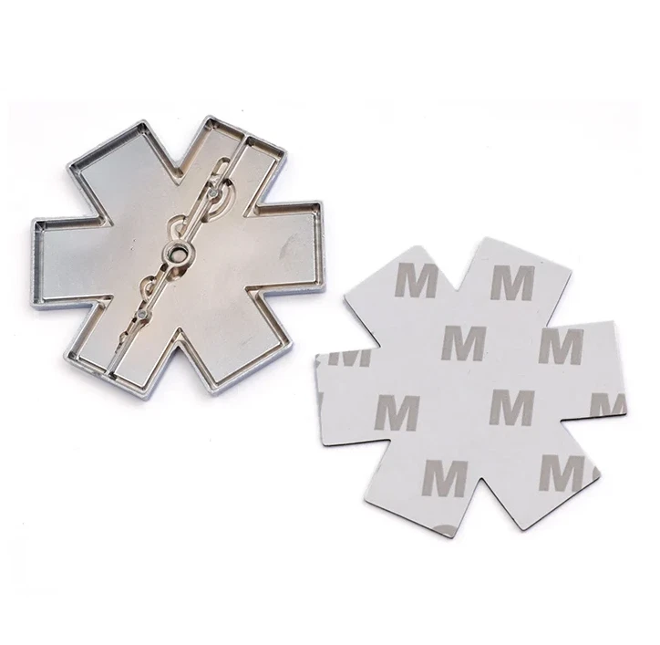 3D Metall Emblem „Star of Life“ – Auto Aufkleber Logo Tuning