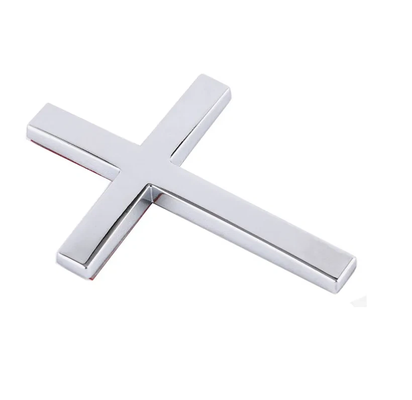 3D Metall Emblem „Kreuz“ – Auto Aufkleber Logo Tuning