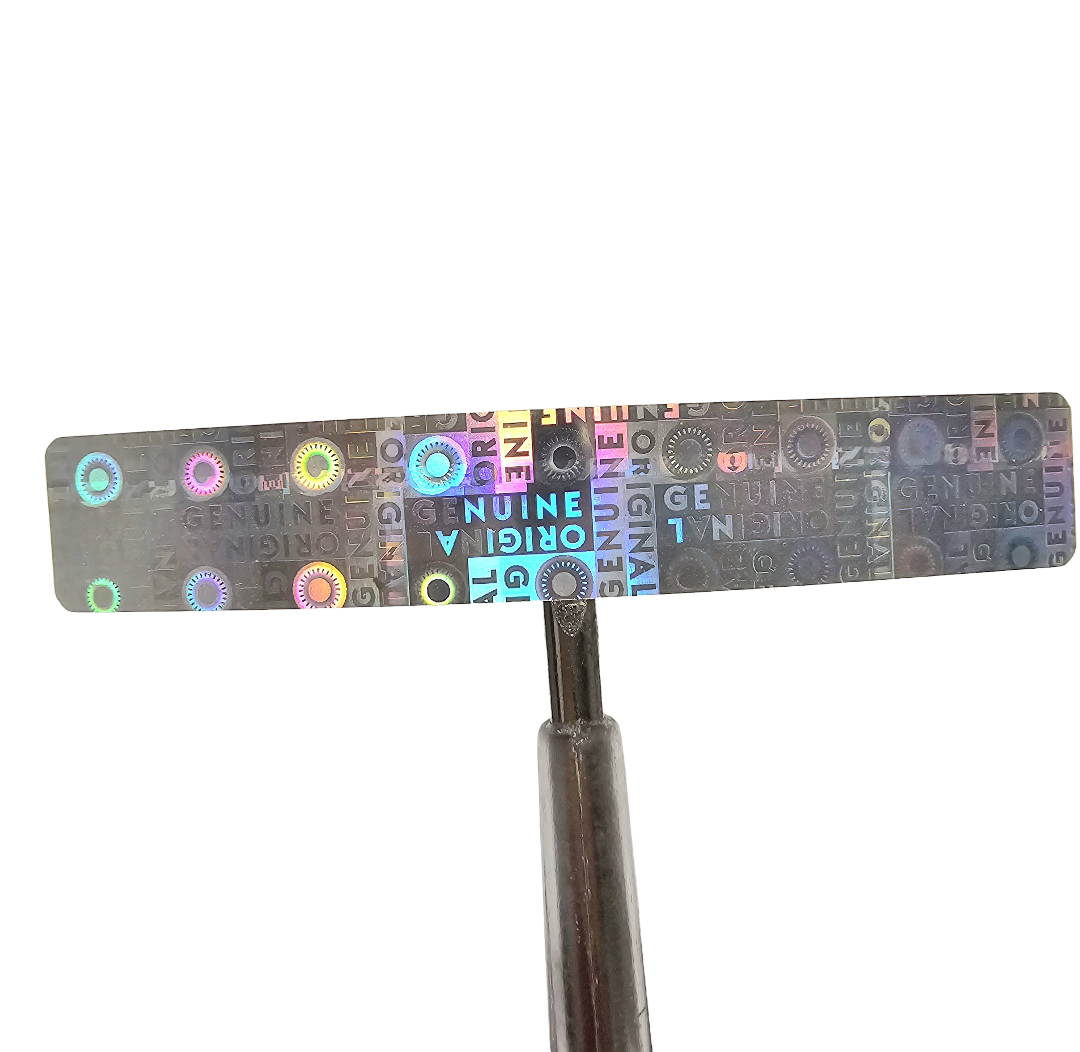 "Genuine" 3D Hologramm Sicherheitssiegel 10x60 mm Silber
