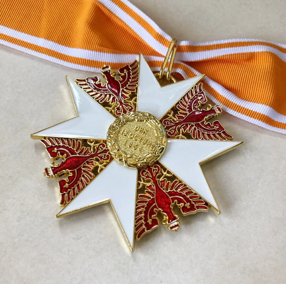 Preußischer Roter Adler Orden mit Schwertern – 1861 Medaille Sincere et Constanter